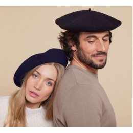Campan 10.5 Inch Navy Beret - Heritage by Laulhère