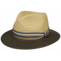 Traveller Romaro Toyo Hat in Beige & Olive UPF 40+ - Stetson