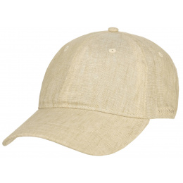 Beige Linen Baseball Cap Fountain - Stetson
