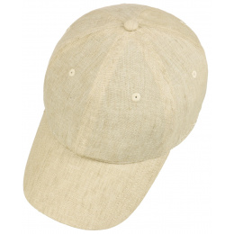 Beige Linen Baseball Cap Fountain - Stetson