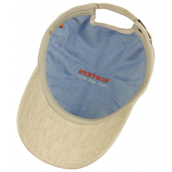 Beige Linen Baseball Cap Fountain - Stetson Beige Linen Baseball Cap Fountain - Stetson