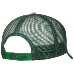Great Plains Green & Blue Cotton Trucker Baseball Cap - Stetson