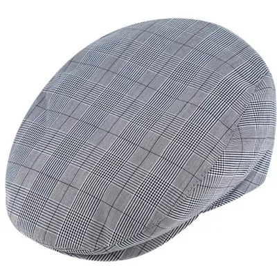 Casquette Inglesen Italia Bleu Carreaux