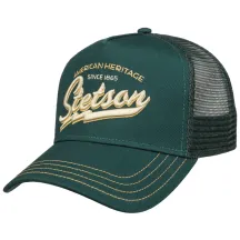 Casquette Baseball Trucker American Heritage Dark Forest - Stetson Reference : 19670| Chapellerie Traclet