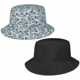 Augustine Reversible Cotton UPF 40+ Bucket Hat - Stetson