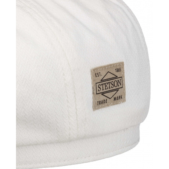 Casquette Hatteras San Diego Coton Blanche UPF 40+ - Stetson