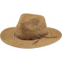 Light Brown Paper Straw Traveller Arday Hat - Barts