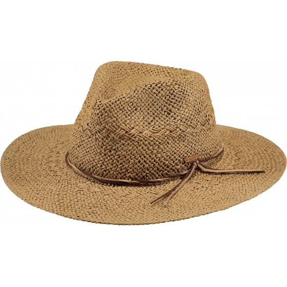Chapeau Traveller Arday Paille Papier Marron Clair - Barts