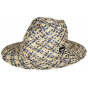 Traveller Birra Straw Hat Blue & Beige Paper - Barts