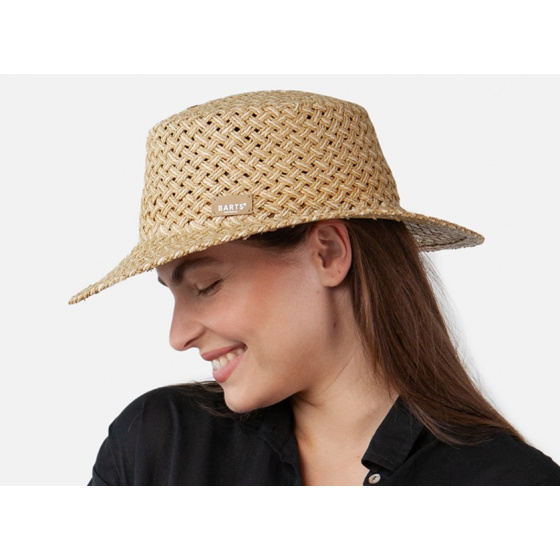 Mundai Paper Straw Boater Hat - Barts