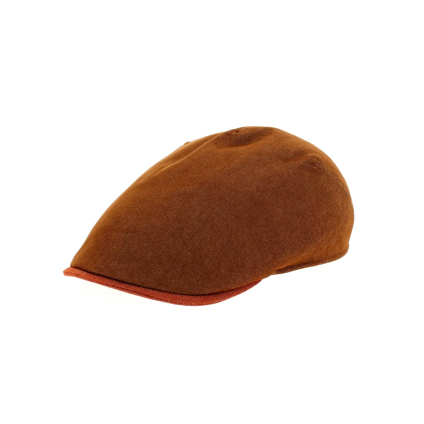 Casquette plate Lin Rouille anti UV UPF 40+ - Traclet Reference : 19745| Chapellerie Traclet