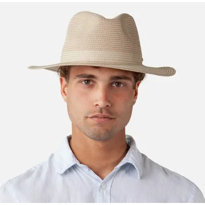Chapeau Trilby Carnations Taupe - Barts réf 19753 chapellerie traclet