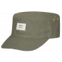 Montania Military Cap Linen & Cotton Khaki - Barts