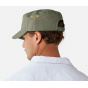 Montania Linen & Cotton Military Cap Sand - Barts