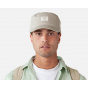 Montania Linen & Cotton Military Cap Sand - Barts