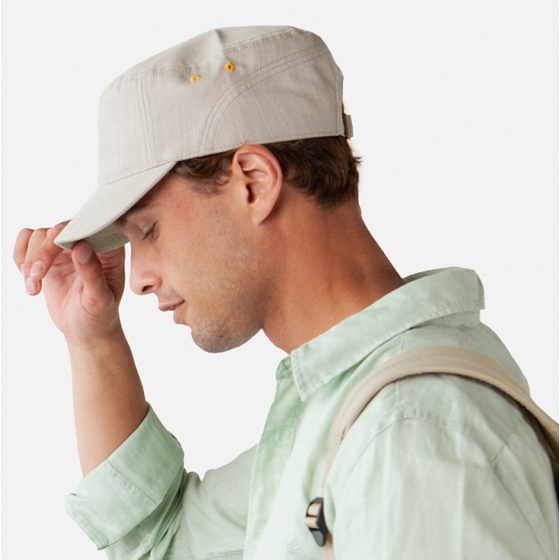 Casquette Militaire Montania Lin & Coton Sand - Barts