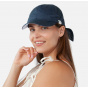 Wupper Navy Blue Cotton Cap - Barts