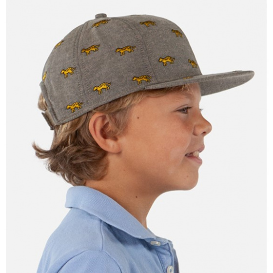 Children's Snapback Cap Pauk Tiger Charcoal - Barts