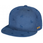 Kids' Blue Cotton Snapback Cap with Monkey Pauk - Barts