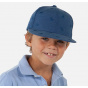 Casquette Enfant Snapback Pauk Singe Coton Bleue - Barts