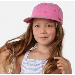 Barts Kids Snapback Cap Pauk Pink Cotton Monkey