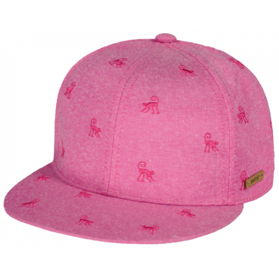 Barts Kids Snapback Cap Pauk Pink Cotton Monkey