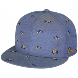Kids Snapback Cap Pauk Fish Cotton Blue - Barts