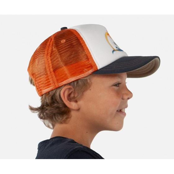 Kids Orange Surfie Baseball Cap - Barts