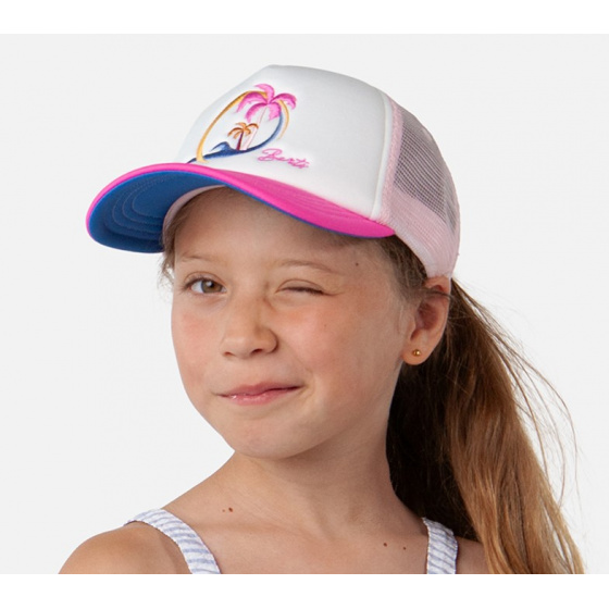 Kids Baseball Cap Surfie Pink - Barts
