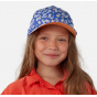 Kids Wuppy Blue Cotton Cap - Barts