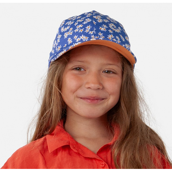 Kids Wuppy Blue Cotton Cap - Barts