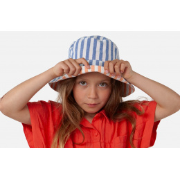 Barts Mowana Cotton Striped Bucket Hat for Kids