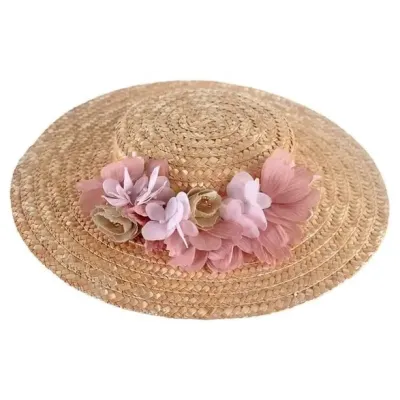 Chapeau Provençal Nina Paille Naturelle - Traclet