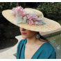 Loreto Natural Straw Provençal Hat - Traclet