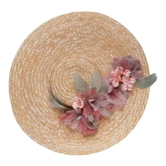 Loreto Natural Straw Provençal Hat - Traclet