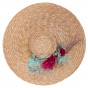 Florida Natural Straw Provencal Hat - Traclet