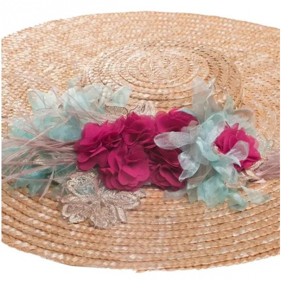 Florida Natural Straw Provencal Hat - Traclet