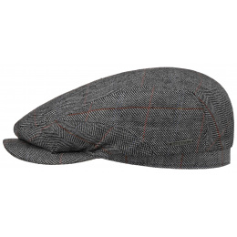 Grey Silk Nauru Flat Cap UPF 40+ - Stetson