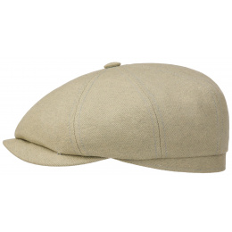 Stetson Hatteras Carlow Cotton Cap in Beige
