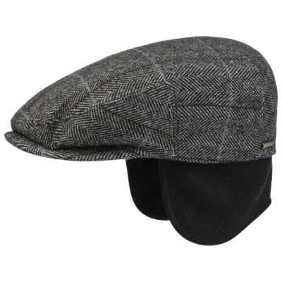 Casquette Kent EF Cache-Oreilles Grise - Stetson