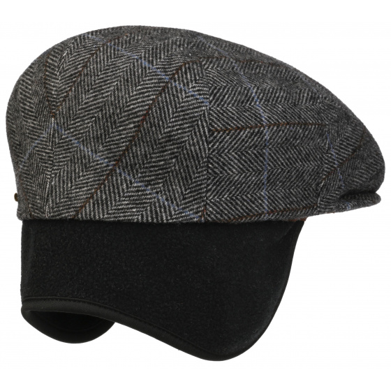 Kent EF Grey Ear Flap Cap - Stetson