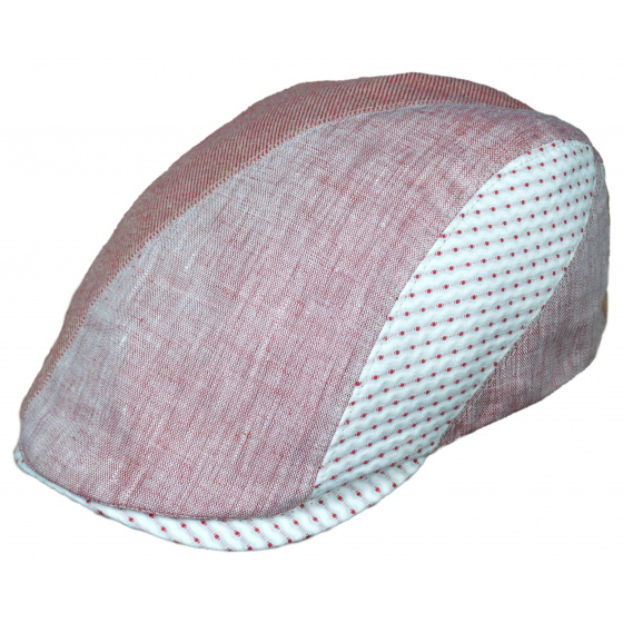 Pink Beige Flat Cap