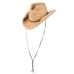 Cowboy Indy Straw Raphia Hat - Scippis
