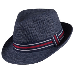 Trilby Nardo Straw Hat Blue Paper - Scippis