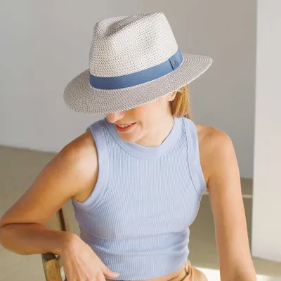 Chapeau Traveller Lionel bleu UPF 50+ - House Of Ord réf 19829chapellerie traclet