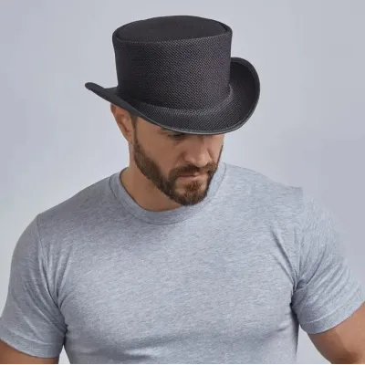 Haut De Forme En Maille Noir - American Hat