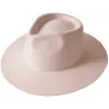 Chapeau Fedora Rancher Feutre crème - American Hat réf 19835 chapellerie traclet
