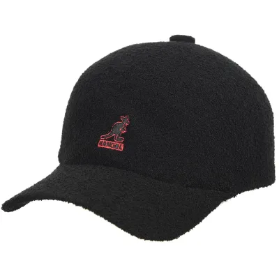 Casquette Bermuda Elastic Spacecap Noire - Kangol Référence : 19840| Chapellerie Traclet