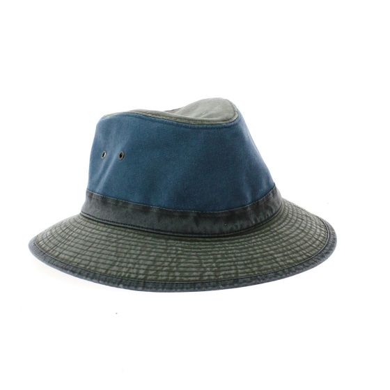 Tricolor Cotton Safari Hat Grignan - Crambes Tricolor Cotton Safari Hat Grignan - Crambes