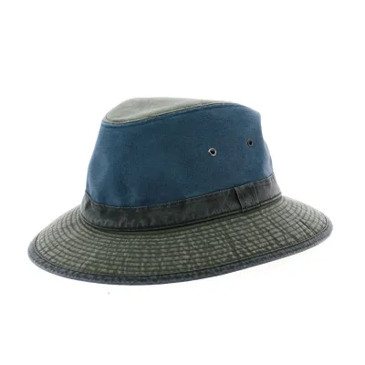 Tricolor Cotton Safari Hat Grignan - Crambes